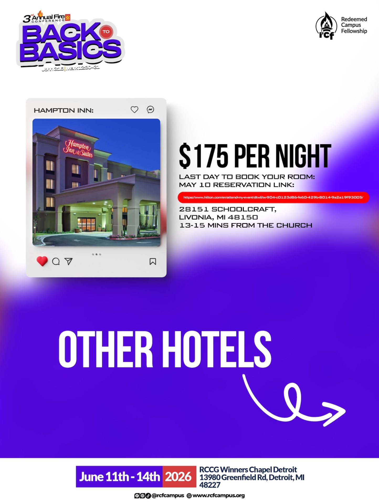 FIRE 2026 hotel option 3
