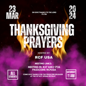 Thanksgiving Prayers flyer
