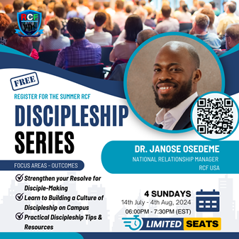 Summer Discipleship Series flyer