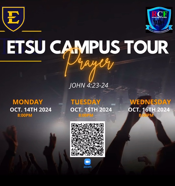 ETSU Campus Tour — Prayer Nights flyer