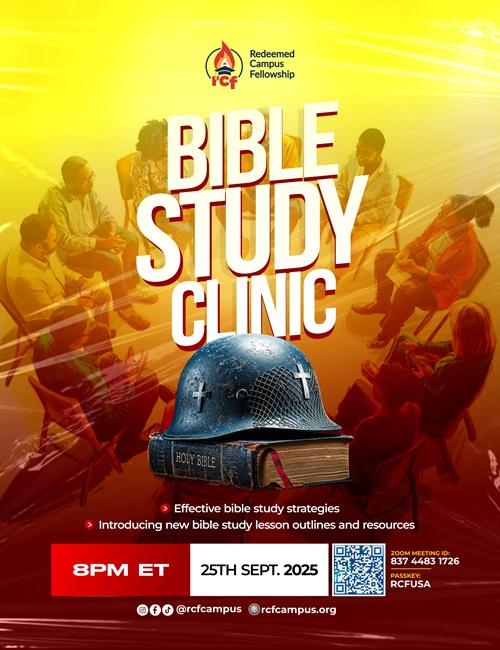 Bible Study Clinic flyer