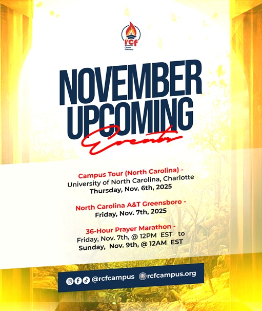 November Upcoming Events Roundup flyer
