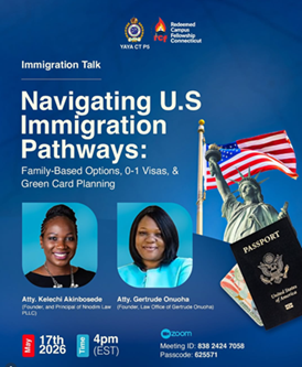 Immigration Talk — Navigating U.S. Immigration Pathways flyer